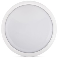 Corp BAT LED cu Senzor si Kit EM Rotund Alb 18W 6400K IP65 - Novelite