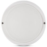Corp BAT LED Rotund cu Senzor Microunde Alb 18W 6400K IP65 - Novelite