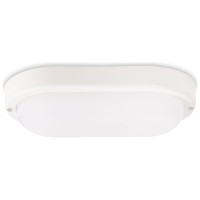 Corp BAT LED Oval Alb 12W 6500K IP54 Dispersor Opal Homelight - ambalaj