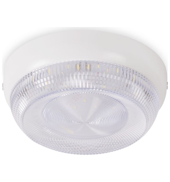 Corp BAT LED Rotund Alb 16W 6500K IP54 Dispersor Prismatic Homelight
