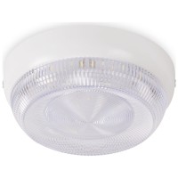 Corp BAT LED Rotund Alb 16W 6500K IP54 Dispersor Prismatic Homelight