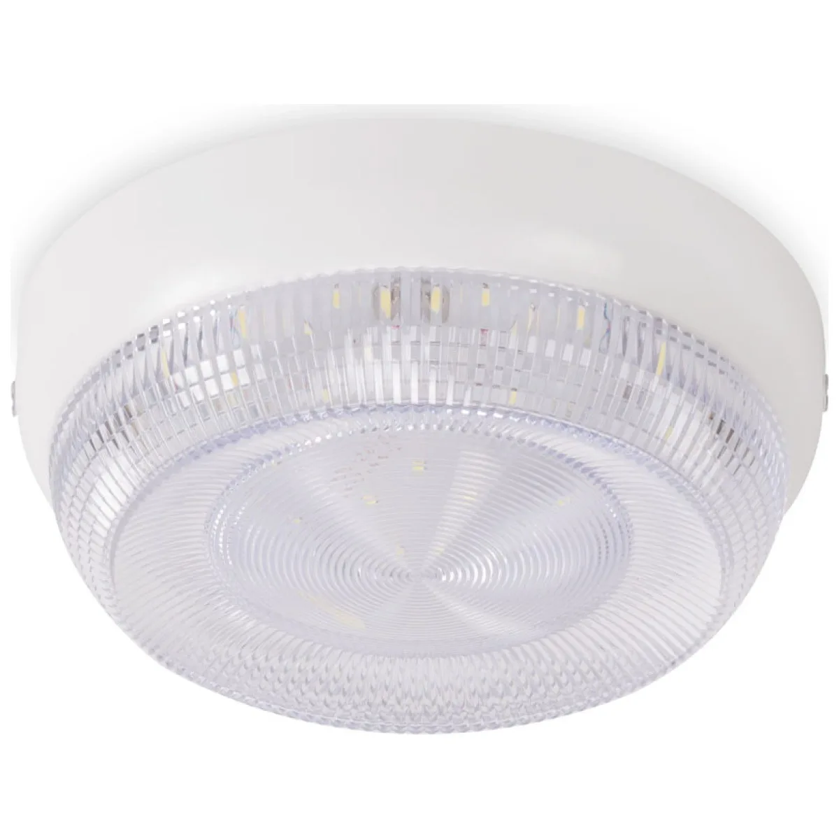 Corp BAT LED Rotund Alb 16W 6500K IP54 Dispersor Prismatic Homelight
