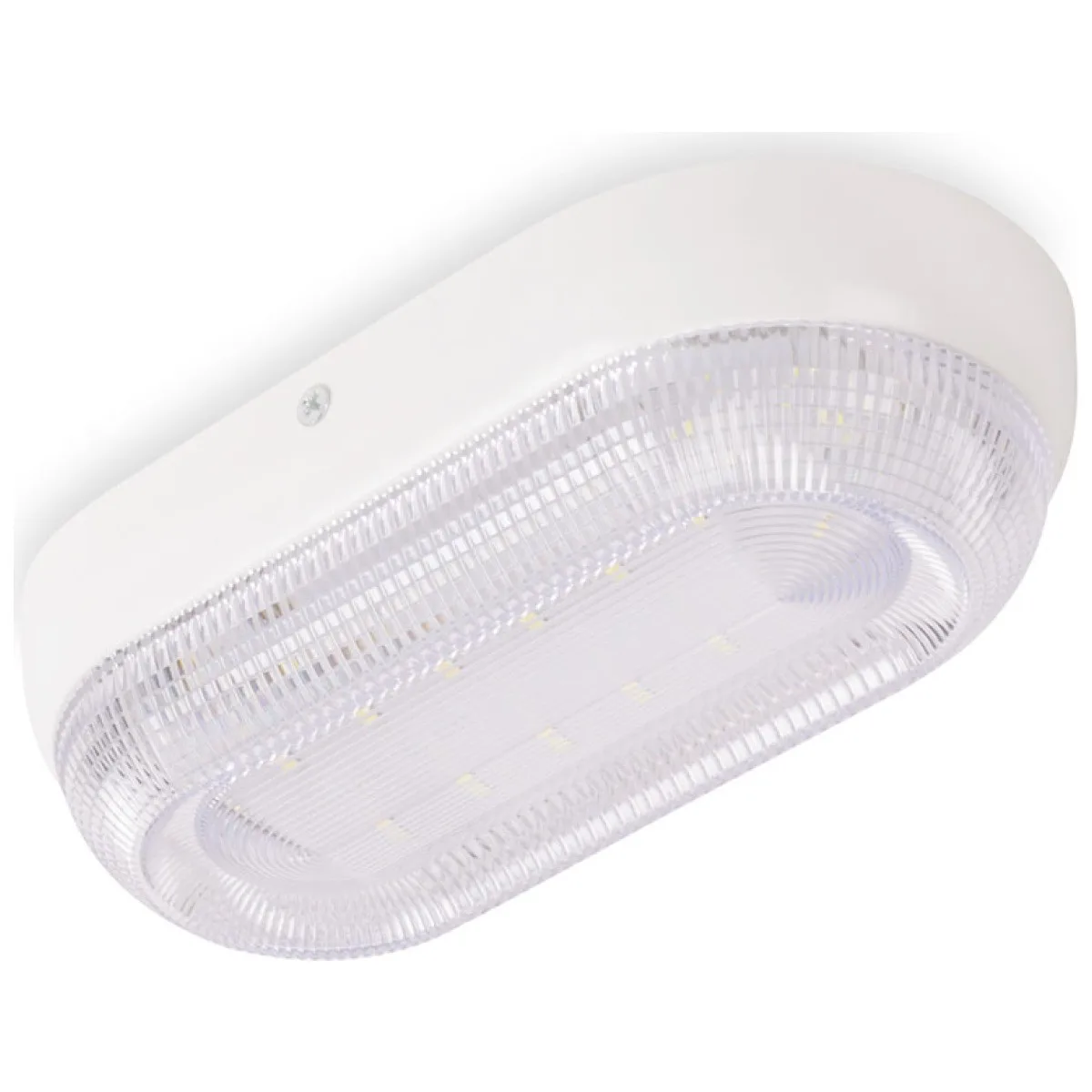 Corp BAT LED Oval Alb 16W 6500K IP54 Dispersor Prismatic Homelight