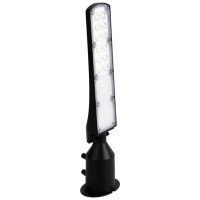 Corp Stradal LED ULTRASLIM 30W 6500K IP65 Negru - Novelite - vedere laterala