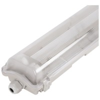 Corp Etans Neechipat IP65 2x600mm Dispersor Transparent Novelite - vedere laterala