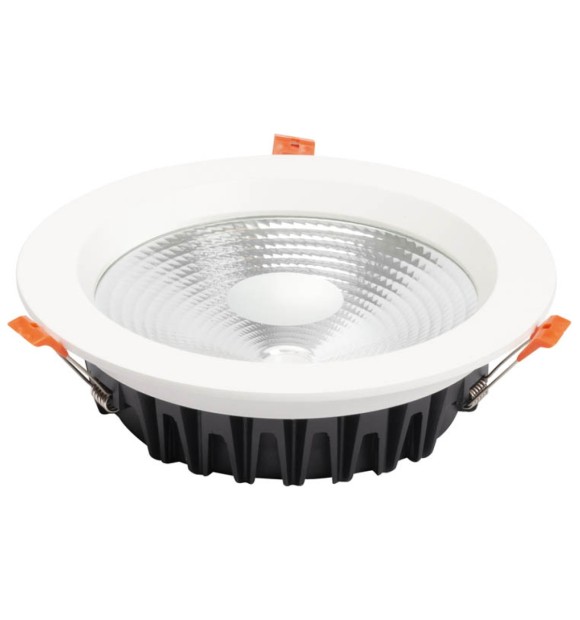 Downlight LED COB Fix Alb 40W 3000K IP20 Novelite