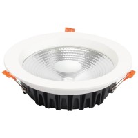 Downlight LED COB Fix Alb 40W 3000K IP20 Novelite