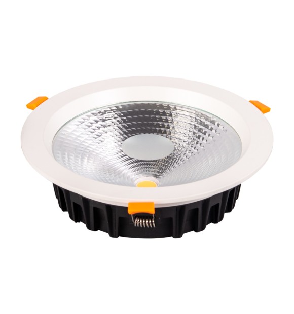 Downlight LED COB 40W 4000K reflector fix alb IP20 Novelite