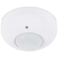 Senzor de miscare PIR 360 grade 1200W IP20 alb, montaj pe tavan