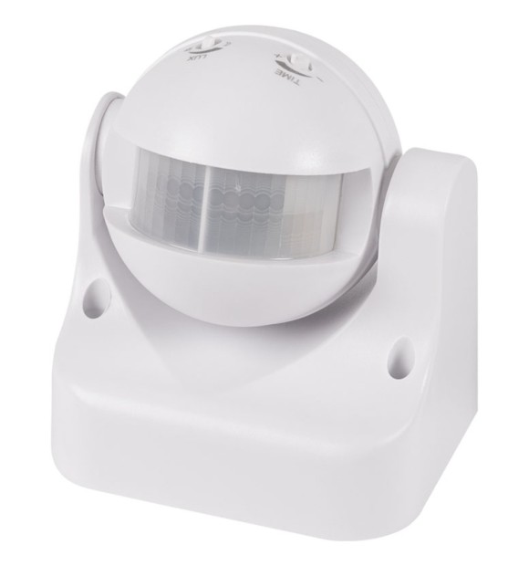 Senzor miscare PIR 180 grade 1200W IP44 alb JQ30, montaj pe tavan