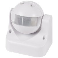 Senzor miscare PIR 180 grade 1200W IP44 alb JQ30, montaj pe tavan