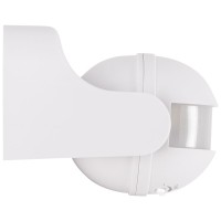 Senzor miscare PIR 180 grade 1200W IP44 alb JQ30, montaj pe tavan - vedere laterala