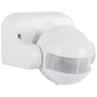 Senzor miscare PIR 180 grade 1200W IP44 alb JQ30, montaj pe tavan - detaliu