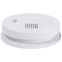 Detector de fum cu alarma sonora 85 dB, alimentare baterie 9V, alb - Novelite