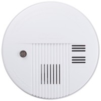 Detector de fum cu alarma sonora 85 dB, alimentare baterie 9V, alb - Novelite - detaliu