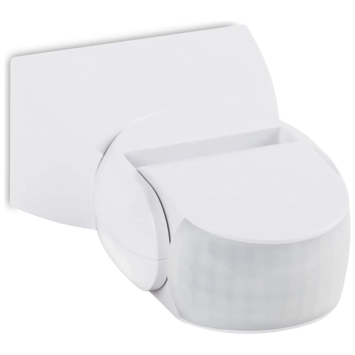 Senzor miscare PIR 180 grade 1200W IP65 alb, montaj aplicat exterior - Novelite
