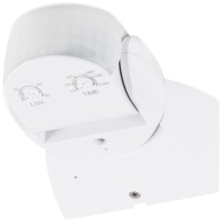 Senzor miscare PIR 180 grade 1200W IP65 alb, montaj aplicat exterior - Novelite - detaliu
