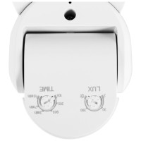 Senzor miscare PIR 180 grade 1200W IP65 alb, montaj aplicat exterior - Novelite - ambalaj