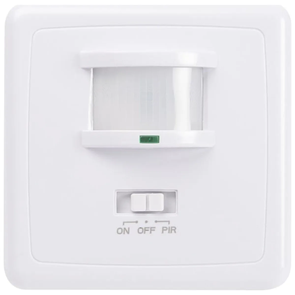 Senzor prezenta PIR incastrat 160 grade 1200W 9m IP20 alb JQ20