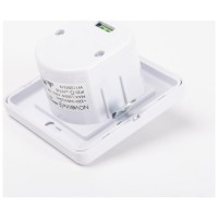 Senzor prezenta PIR incastrat 160 grade 1200W 9m IP20 alb JQ20 - detaliu