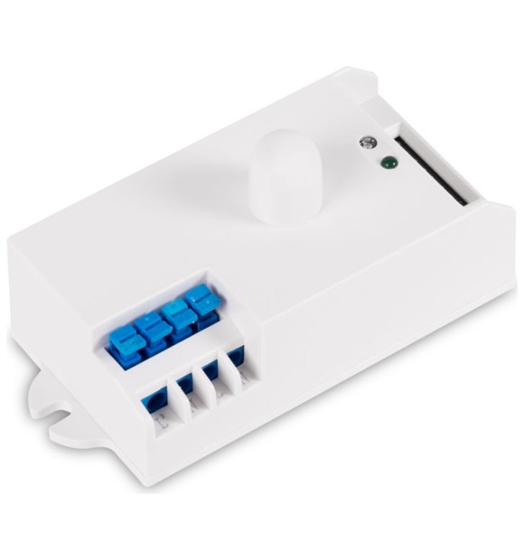 Senzor de miscare cu microunde 360 grade 1200W 2-16m IP20 alb Novelite