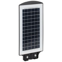 Corp stradal solar LED 60W 6500K IP65 cu senzor microunde - Novelite - vedere laterala