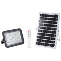 Proiector solar LED 100W 6500K IP65 negru V2 cu telecomanda Novelite - detaliu