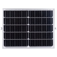 Proiector solar LED 200W 6400K IP65 cu telecomanda V2 Negru - detaliu