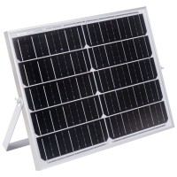 Proiector solar LED 200W 6400K IP65 cu telecomanda V2 Negru - ambalaj