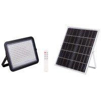 Proiector solar LED 300W 6400K IP65 cu telecomanda, Novelite V2 negru - imagine 6