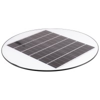 Corp solar pietonal LED PARK 150W 6400K IP65 cu senzor, negru  5