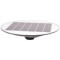 Corp solar pietonal LED PARK 150W 6400K IP65 cu senzor, negru  4
