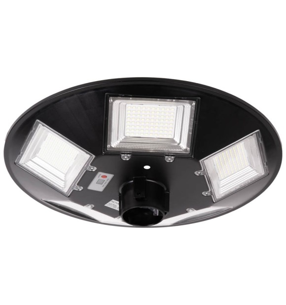 Corp solar pietonal LED PARK 150W 6400K IP65 cu senzor, negru