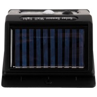 Aplica solara cu senzor mini LED 6500K IP44, Homelight negru - vedere laterala