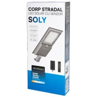 Corp stradal solar LED SOLY 200W 4000K IP65 cu senzor si telecomanda - imagine 7