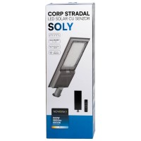 Corp stradal solar LED SOLY 300W 4000K IP65 cu senzor si telecomanda - imagine 5