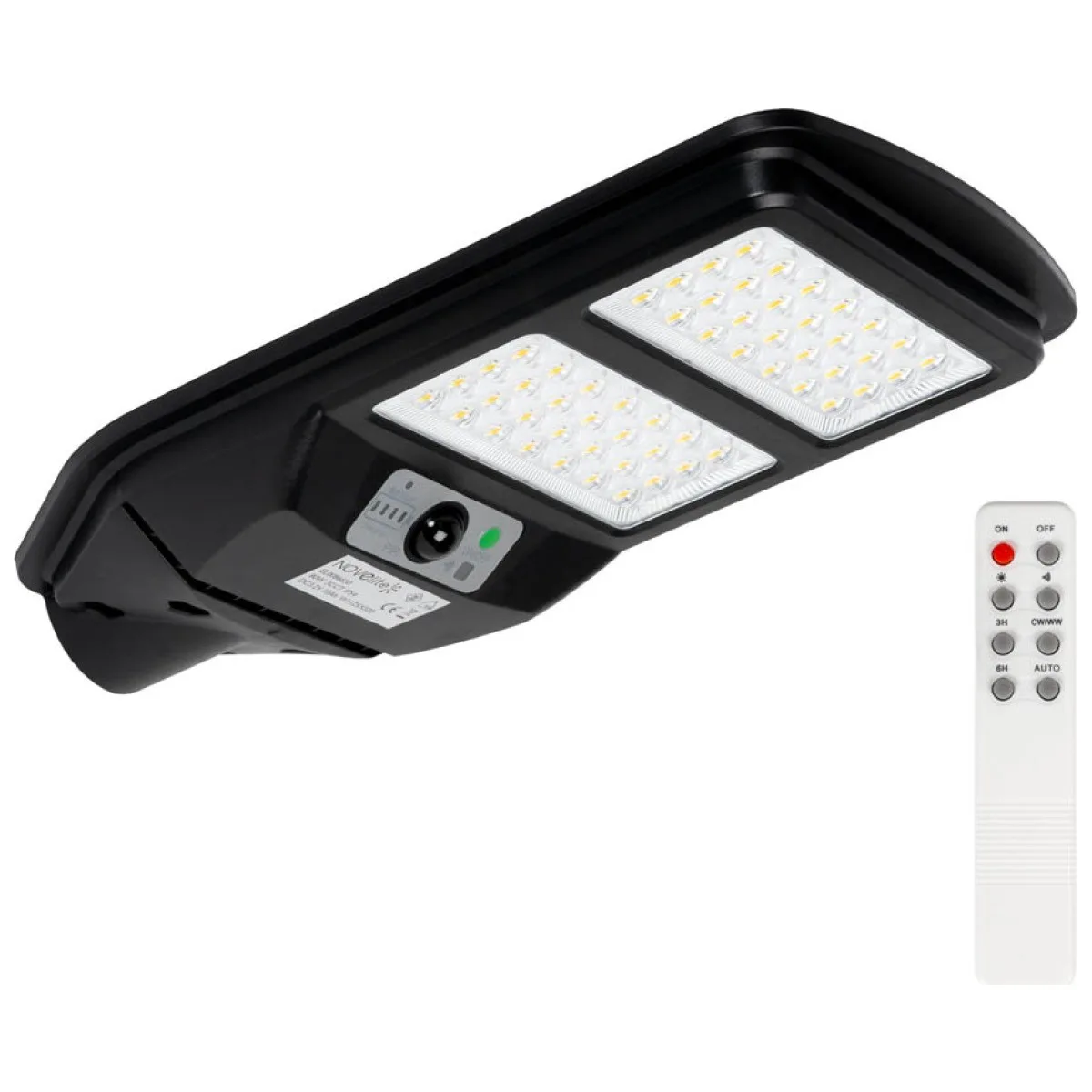 Corp stradal solar LED SUNO 80W 3CCT IP54 cu senzor miscare