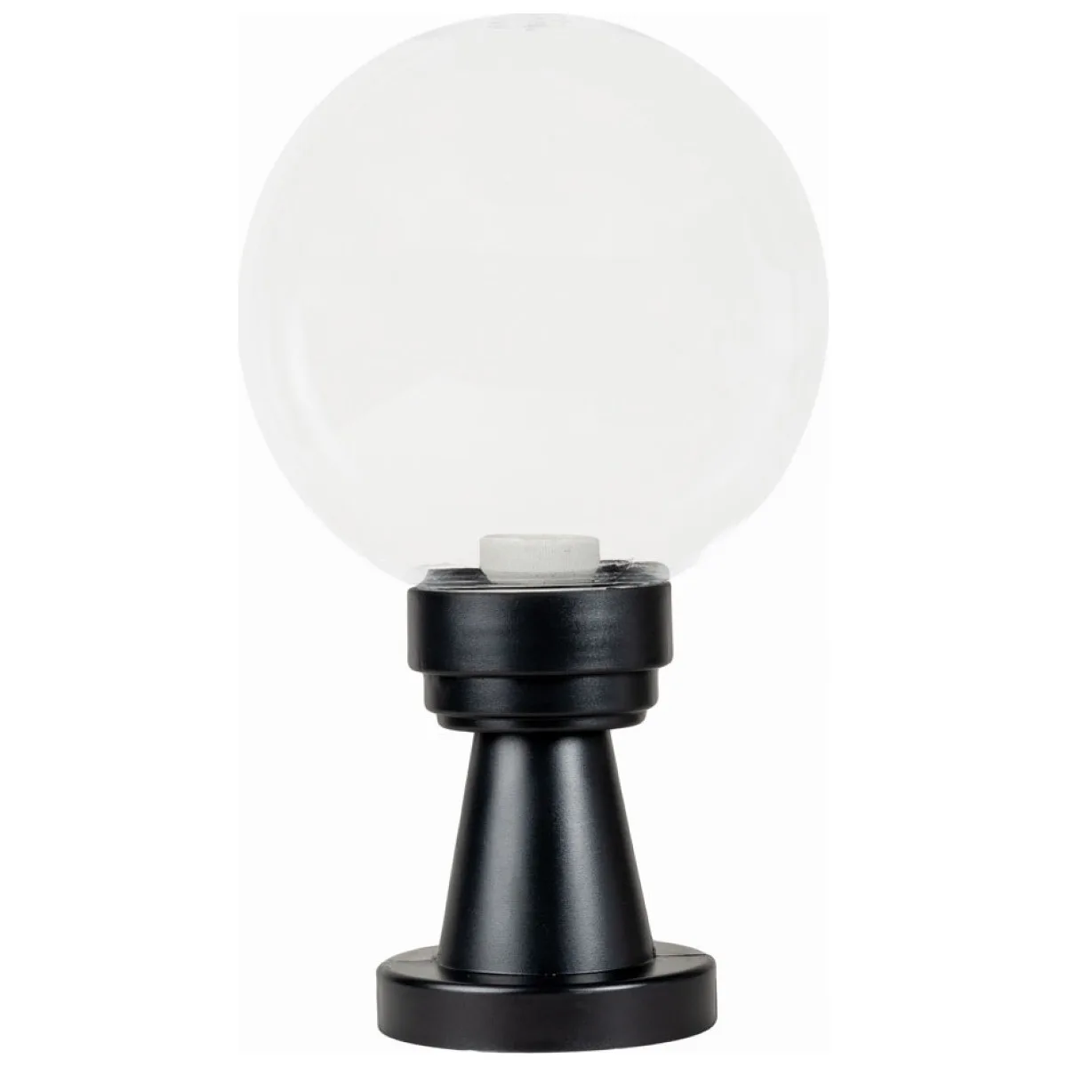 Lampa de gradina Luca E27 40W IP44 transparent negru, Erste