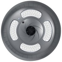 Corp solar pietonal LED PARK 300W 6400K IP66 cu senzor si telecomanda