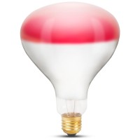 Bec infrarosu (lampa de caldura) R125 150W E27 rosu, Total Green