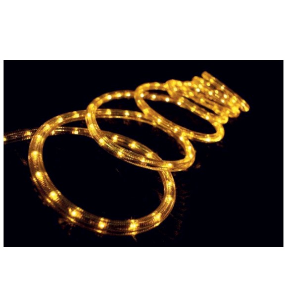 Tub luminos LED galben 50m rola, furtun flexibil O12mm
