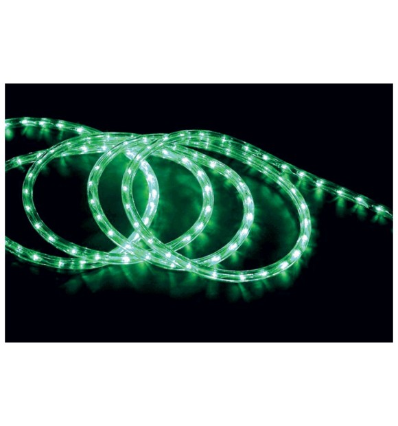 Tub luminos LED verde 50m rola, flexibil O12mm