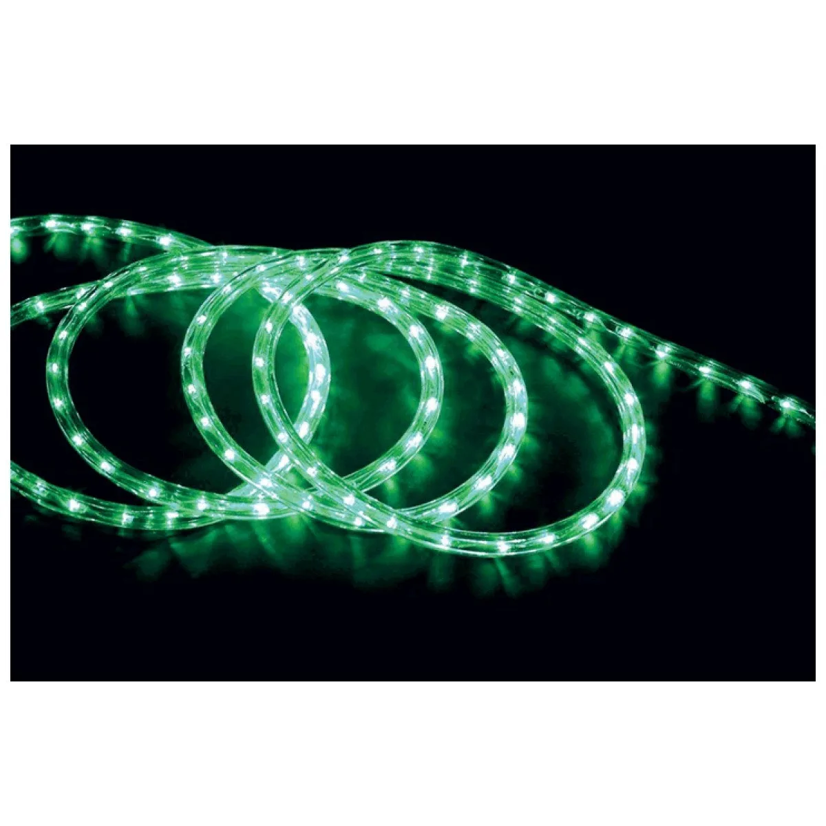 Tub luminos LED verde 50m rola, flexibil O12mm