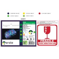 Tub luminos LED verde 50m rola, flexibil O12mm - vedere laterala