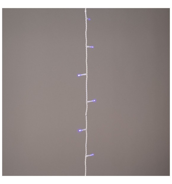 Perdea luminoasa extensibila 15 LED 1.5m albastru, 1.1W