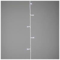 Perdea luminoasa de Craciun 30 LED 3m alb rece 6400K - vedere laterala