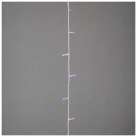 Perdea luminoasa 30 LED 3m albastru, decor Craciun