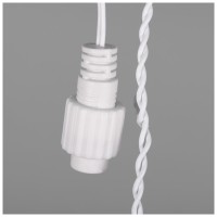 Perdea luminoasa 30 LED 3m albastru, decor Craciun - imagine 6