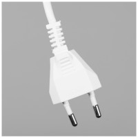 Cablu alimentare cu stecher 1.5m alb, pentru instalatii de Craciun - imagine 6