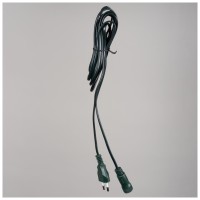 Cablu alimentare cu stecher 1.5 m verde pentru instalatii de Craciun